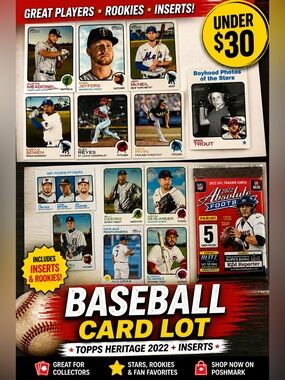 Sports Topps Heritage 2022 Baseball Packs + Panini Absolute Football + MLB Cards